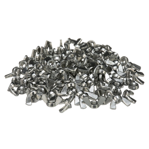Seachoice 18-8 Stainless Steel Wing Nuts, 1/4-20 Size, Pack of 100