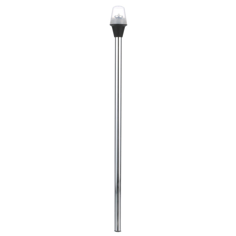 Seachoice LED All-Round Light for Boating, Stow-A-Way Aluminum Light, 24-1/8 In.