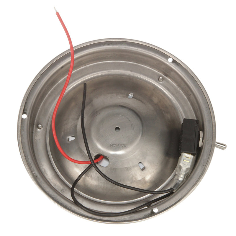 Seachoice LED Surface-Mount Dome Light, Bright White, Stainless Steel Flange, 4 in. Diameter