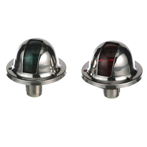 Seachoice Stainless Steel Port and Starboard Side Light, 1 Nautical Mile Visibility for Sail or Powerboats Under 39 Feet
