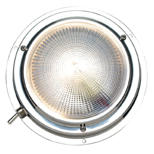 Seachoice Polished Stainless Steel Bright White Dome Light
