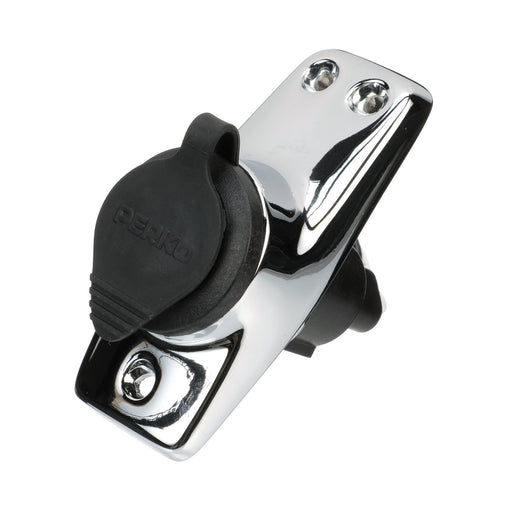 Seachoice 08261 Chrome-Plated Spare Light Base Assembly, Plug In, Waterproof Snap-On Cover