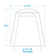 Seachoice Replacement Globe All-Round Stern Light, Anti-Glare Globe