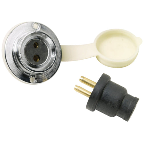 Seachoice Deck Connector With Two Pin Double Contact Socket and Plug