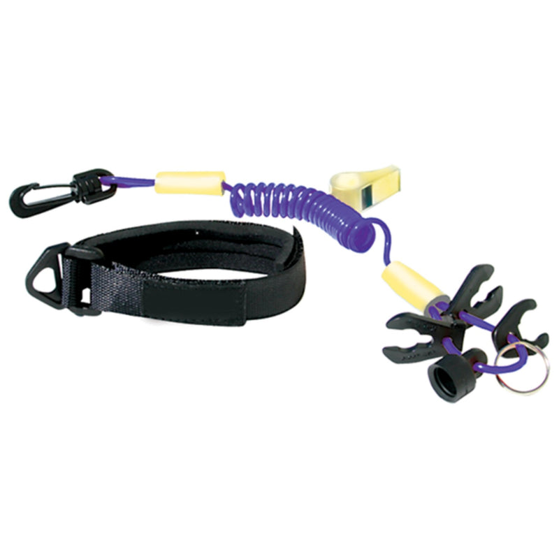 Seachoice 11723 Ultimate Lanyard, Purple/Yellow
