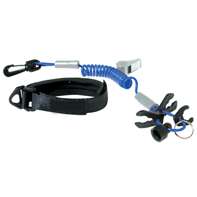 Seachoice 11724 Ultimate Lanyard, Blue/Silver