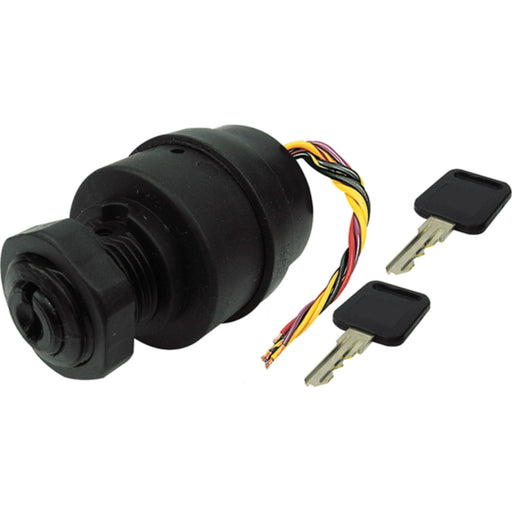 Seachoice 11831 3 Position Magneto Ignition Switch, 6 Wire