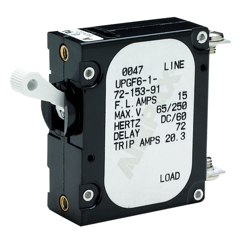 Seachoice AC/DC Panel Breaker With Single White Actuator