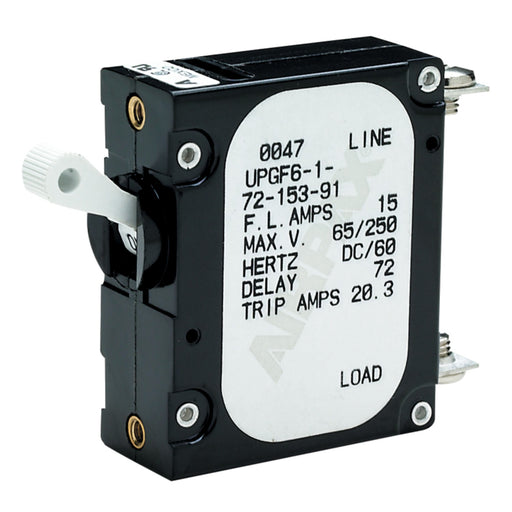 Seachoice AC/DC Panel Breaker With Single White Actuator