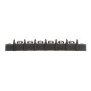 Seachoice 13571 Terminal Block, 6-Gang, Nickel Plated Brass Terminals