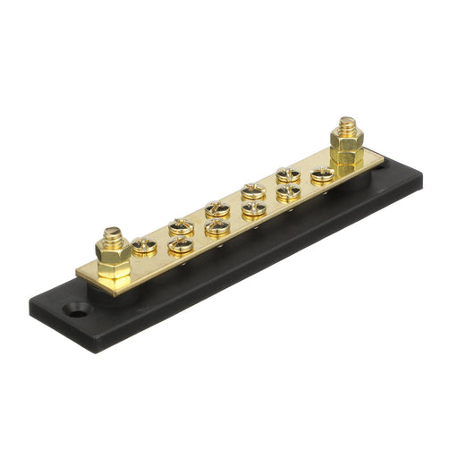 Seachoice 13631 Terminal Block, 10-Gang, Brass Clips and Contacts