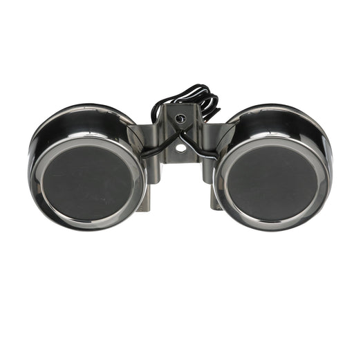 Seachoice 14521 Compact Electric Horns, 108 dB, Twin Horns w/ Stainless Steel Covers, 12V DC Power, 8 Amp