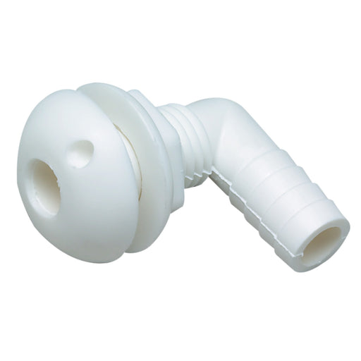 Seachoice 90 Degree Plastic Thru-Hull, White