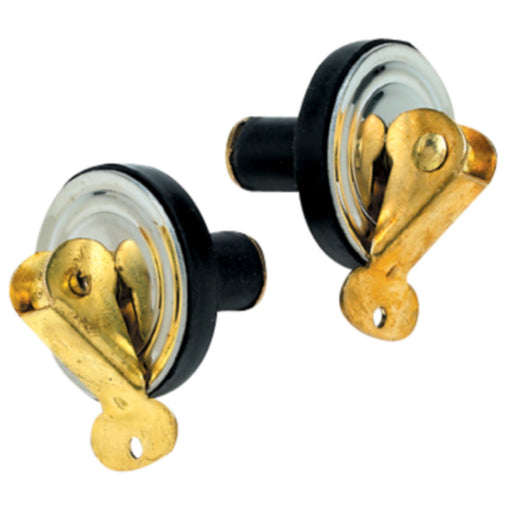 Seachoice 18931 Deck and Baitwell Plug, 3/8 in. Brass, 2-Pack