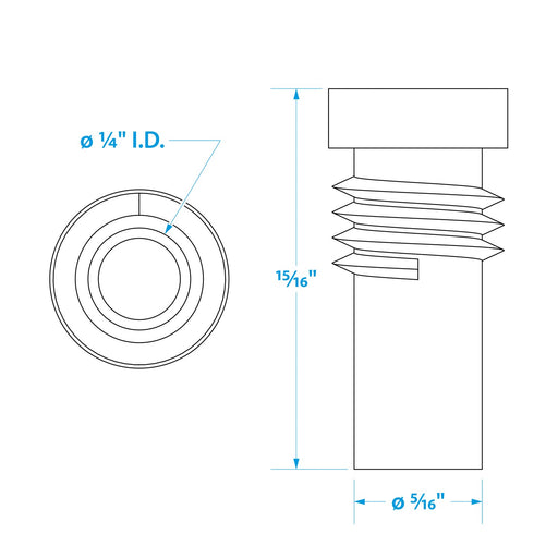Seachoice UG176 Adapter, VHF Cable Antenna Connector