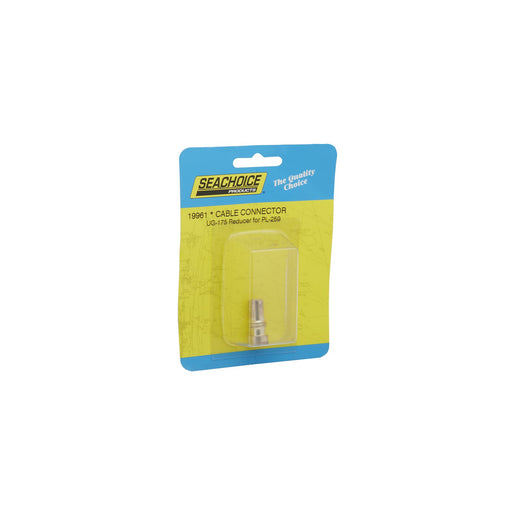Seachoice UG175 Adapter, Silver, VHF Cable Antenna Connector