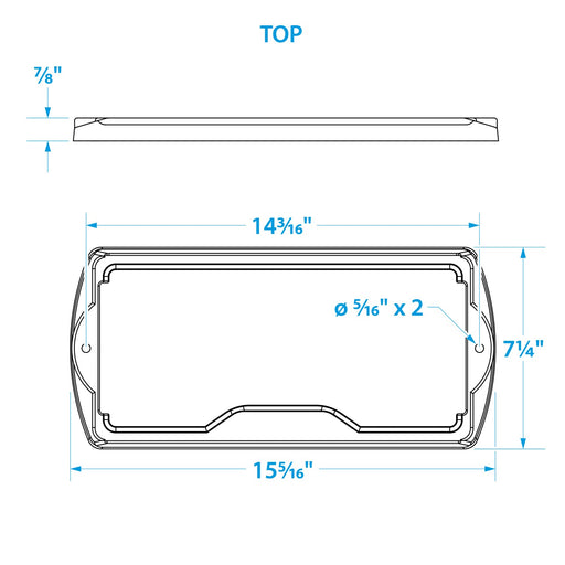 Seachoice Premium Battery Tray with Stainless Steel Hardware, 29 Series
