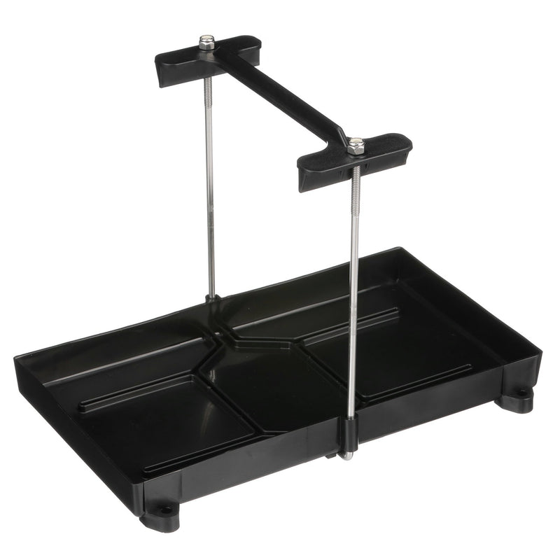 Seachoice USCG-Approved Marine Group 27 Series Hold-Down Battery Tray, Black