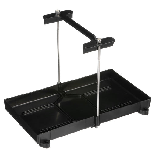 Seachoice USCG-Approved Marine Group 27 Series Hold-Down Battery Tray, Black