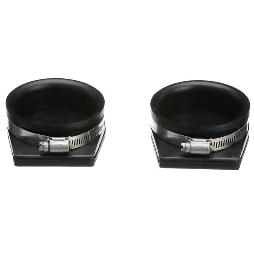 Seachoice Exhaust Guard Covers, Fits 4 in. OD Pipe, Black Rubber with Stainless Steel Hose Clamp