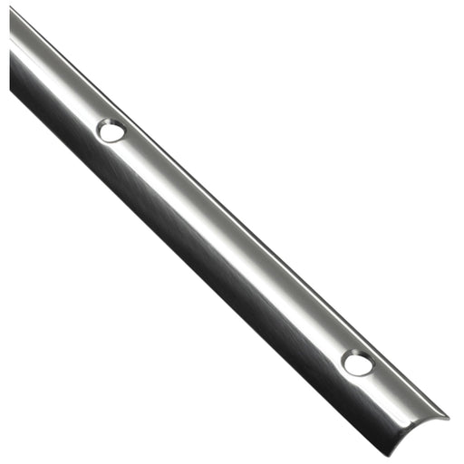 Seachoice 29401 Stainless Steel Hollow Back Rub Rail, 3/4"W x 12' L, .062 Ga.