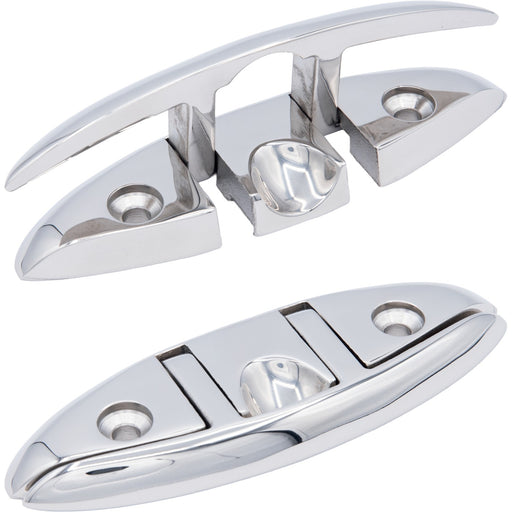 Seachoice 30001 Oval Folding Cleat - Stainless Steel, 5" Length