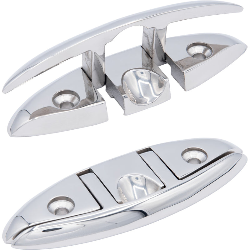 Seachoice 30003 Oval Folding Cleat - Stainless Steel, 8" Length