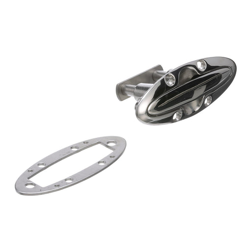 Seachoice 316 Cast Stainless Steel Pull Up Cleat, Flush Mount, 4-1/2 in. Long