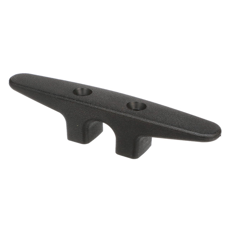 Seachoice Plastic Open Base 6 In. Boat Dock and Anchor Line Cleat w/ Black Finish