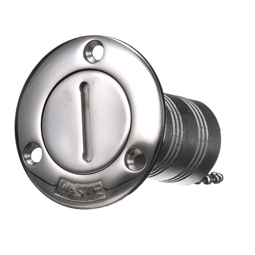 Seachoice Corrosion-Resistant Cast 316 Stainless Steel Deck Fill Waste Fill w/ Cap