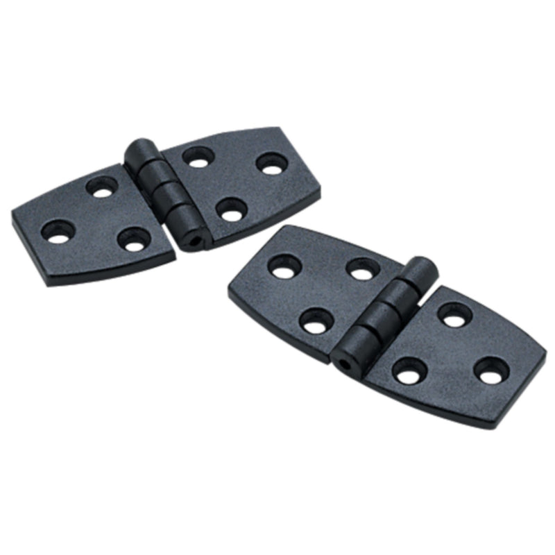 Seachoice 34141 Door Hinge, 2-3/4" x 1-3/8", Black Nylon , Pair