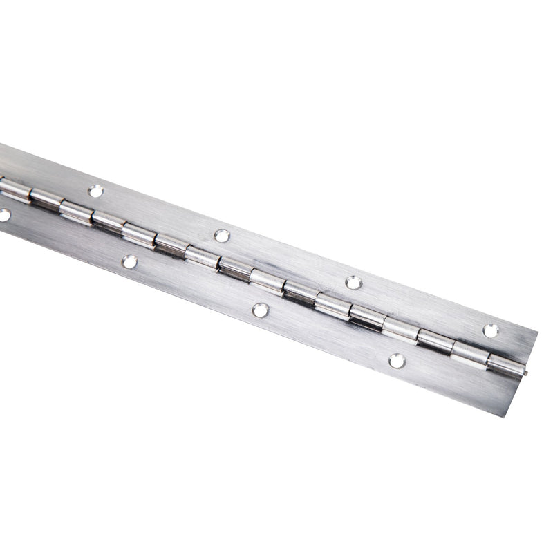 Seachoice Continuous Hinge, 1-1/4 in x 36 in, Stainless Steel