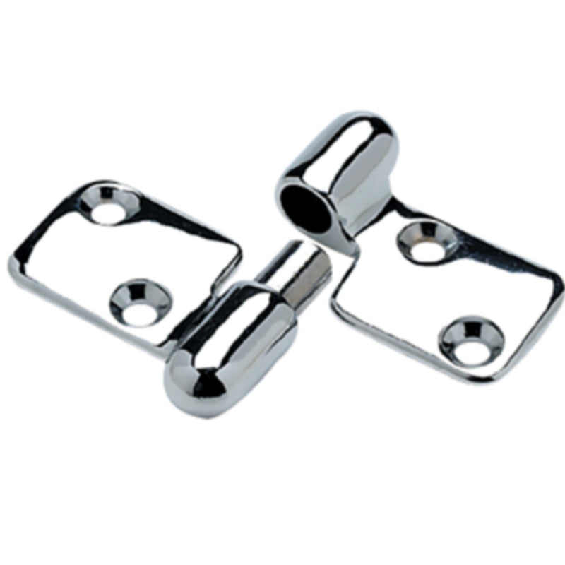Seachoice Take-Apart Motor Box Hinge, Chrome Plated