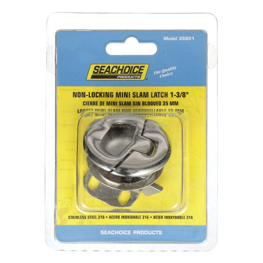 Seachoice Non-Locking Grand Slam Latch, 316 Stainless Steel, Mini Round 1-3/8 in., Watertight