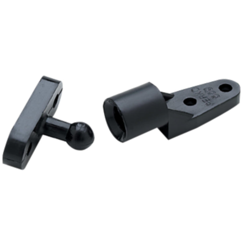 Seachoice Black Plastic Door Catch (1 Pair Per Pack)
