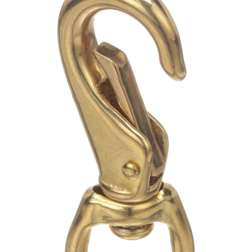 Seachoice Swivel Eye Snap, Cast Brass, Size #2, 3-3/4 In. Long, 3/4 In. ID Eye