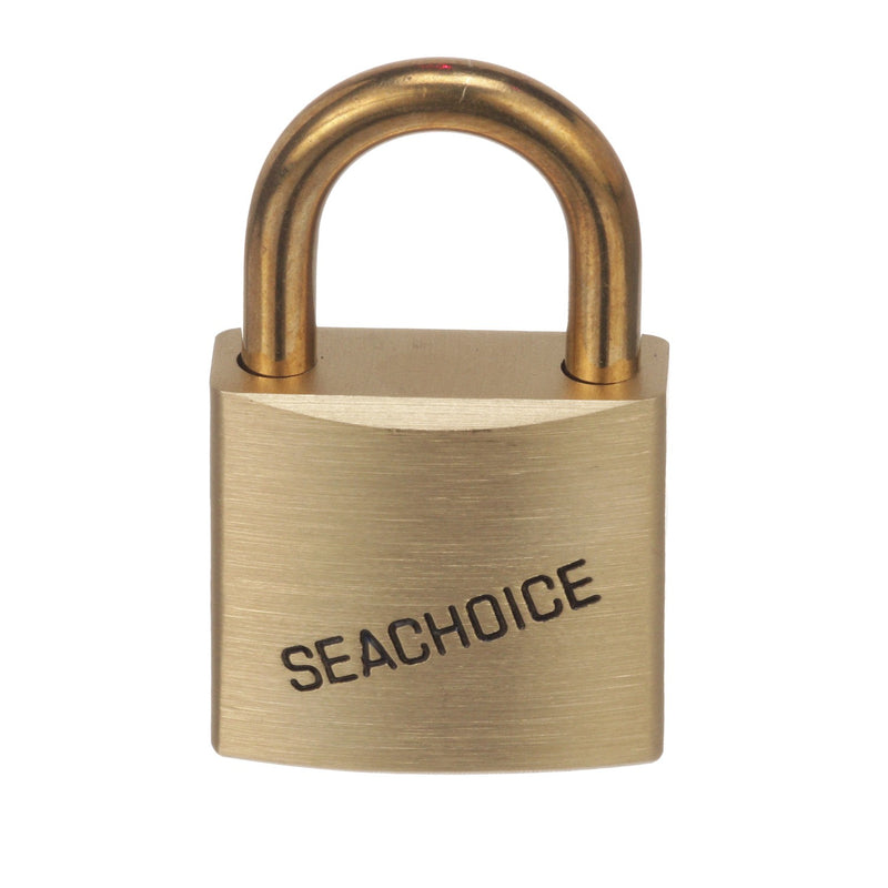Seachoice Solid Brass Padlock, 1.5 in., Includes 2 Keys