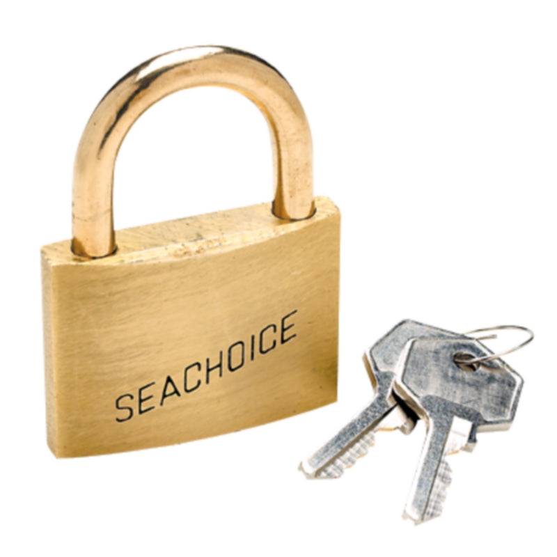 Seachoice 37311 1-1/2" Keyed-Alike Solid Brass Padlocks (3 Per Card)