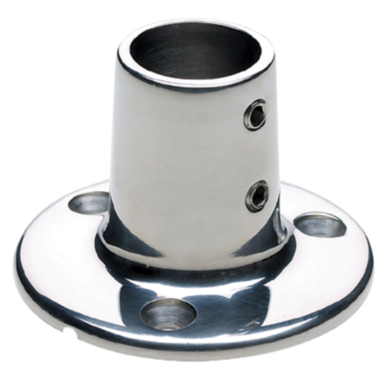 Seachoice Round Base Rail Fitting For 7/8" OD Tubing