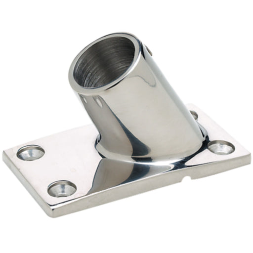 Seachoice Rectangular Base Rail Fitting for 7/8" OD Tubing