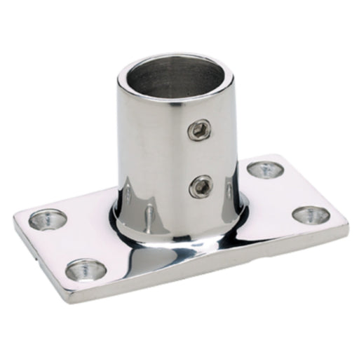Seachoice Rectangular Base Rail Fitting for 7/8" OD Tubing