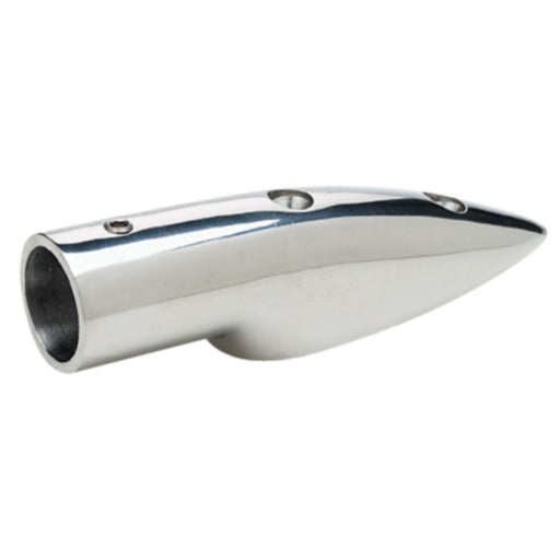 Seachoice 5.5 Degree Stainless Steel Rail End Fitting For 7/8" OD Tubing