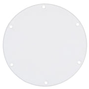 Seachoice 39591 Mounted Boat Plate Cover, Arctic White Finish, Up to 6 in.