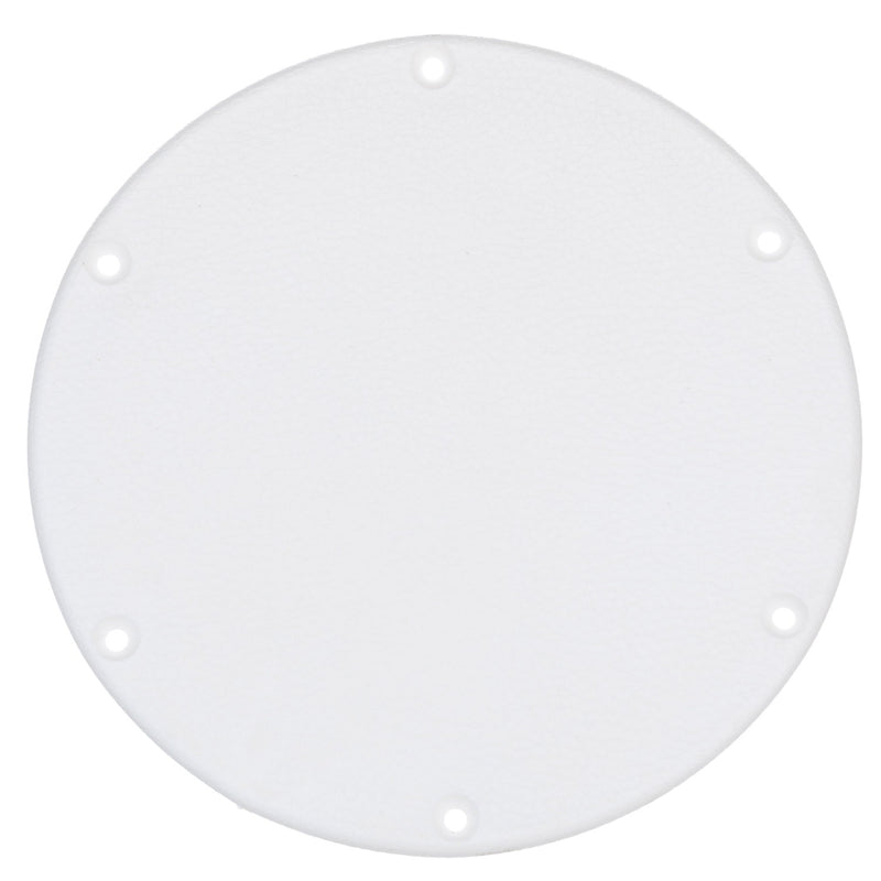 Seachoice 39591 Mounted Boat Plate Cover, Arctic White Finish, Up to 6 in.