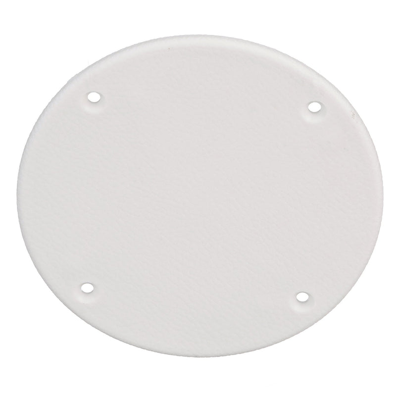 Seachoice 39601 Mounted Boat Plate Cover, Arctic White Finish, Up to 4 in.