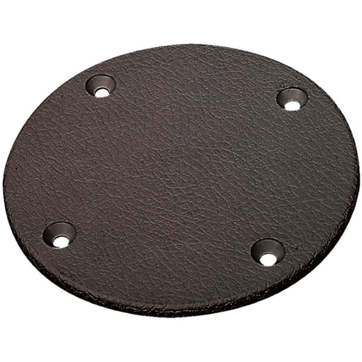 Seachoice 39611 Polypropylene Cover Plate Black, OD: 5-5/8"