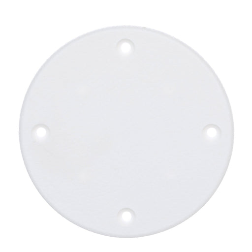 Seachoice 39621 Marine Boat Cover Plate, Arctic White, 4-1/8 in. Outer Diameter