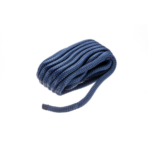 Seachoice 39871 Double-Braid Nylon Dock Line w/ Eye Splice, Pre-Shrunk, Heat Stabilized, 1/2 In. X 25 Ft., Navy Blue
