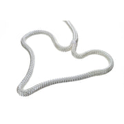 Seachoice Double-Braid Nylon Dock Line w/ Eye Splice, Pre-Shrunk, Heat Stabilized, 1/2 In. X 15 Ft., White