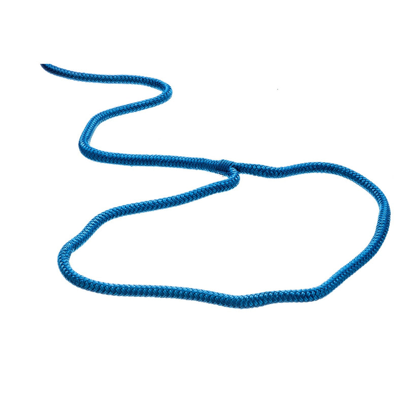 Seachoice Double-Braid Nylon Dock Line w/ Eye Splice, Pre-Shrunk, Heat Stabilized, 3/8 In. X 25 Ft., Blue